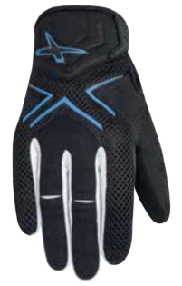 guantes x race azul
