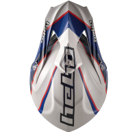 Raptor Fibra Blanco Rojo Azul