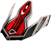 Visera Casco Konik Rojo