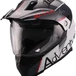 KV30_Enduro_Adventure Gris Blanco Brillo